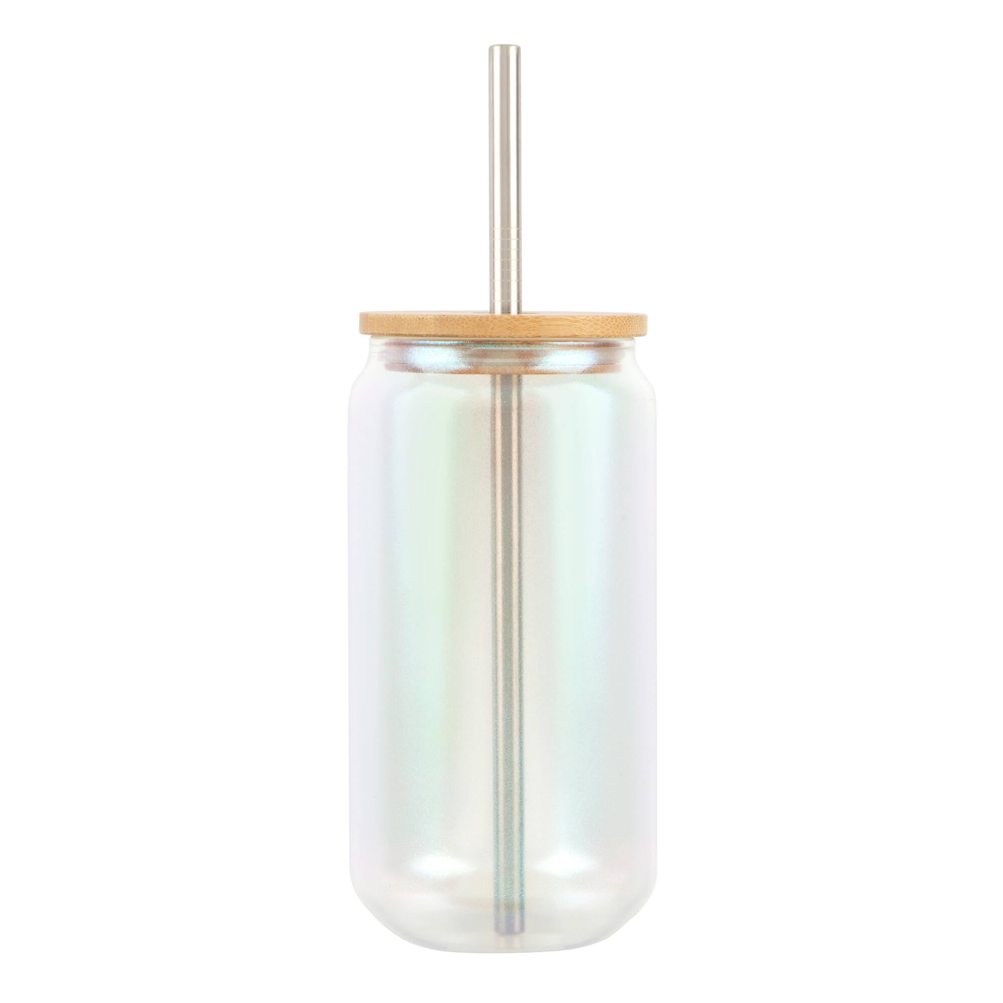 12 Pack: 18oz. Iridescent Glass Sublimation Tumbler by Make Market®